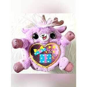 ZURU Rainbocorns Epic Golden Egg Reindeer Plush Toy – Purple Sparkly Plush